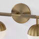 Enson 3 Light 19.25 inch Patina Brass Bath and Vanity Wall Light